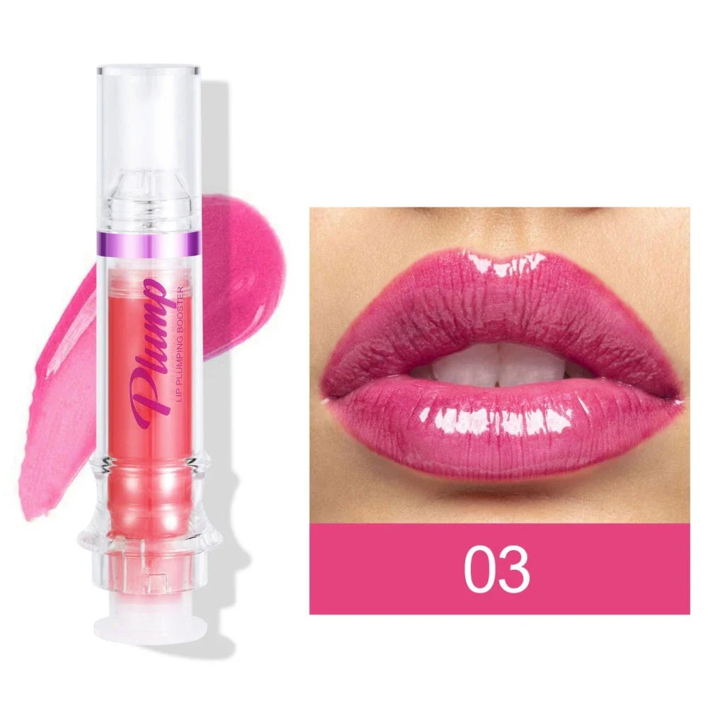 Glossy Luxury Lip Gloss in various shades with a mirror-like shine and hydrating formula