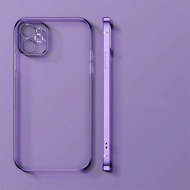 Transparent and ultra-thin mobile phone case in various colours for iPhone 12 Pro Max
