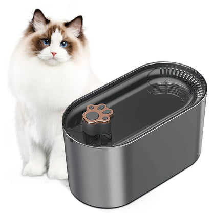 Quiet 3L Automatic Pet Water Fountain with LED Lights for Dogs and Cats - Premium Hydration Solution