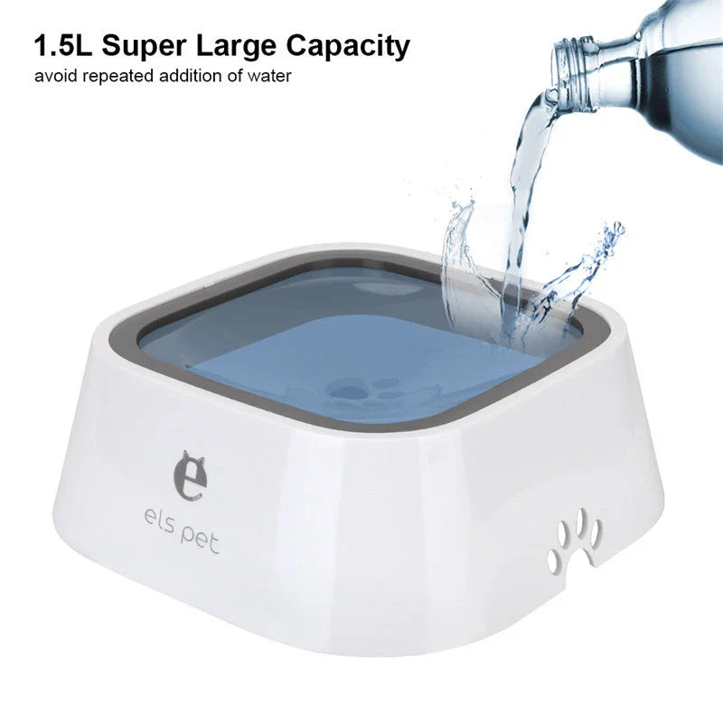 Spill-Proof Floating Pet Water Bowl with Slow Water Intake, Premium ABS & PP Construction, Available in Various Colors and Quantities