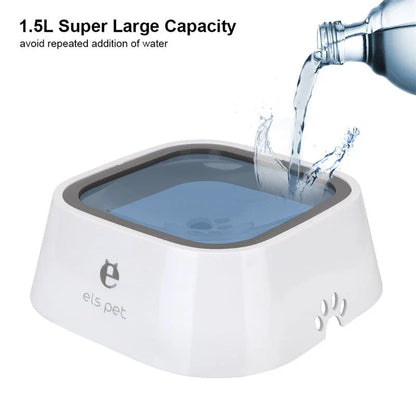 Spill-Proof Floating Pet Water Bowl with Slow Water Intake, Premium ABS & PP Construction, Available in Various Colors and Quantities