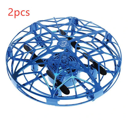 Intuitive air drone with UFO-inspired design, gesture control, and automatic obstacle avoidance for seamless aerial experiences.