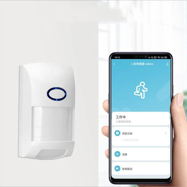 A sophisticated WiFi infrared home security alarm system with advanced detection technology and seamless smartphone connectivity