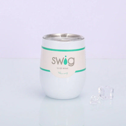 Premium Stainless Steel Insulated Wine Tumbler in Various Vibrant Colors - 12 oz Capacity, Vacuum Sealed Design