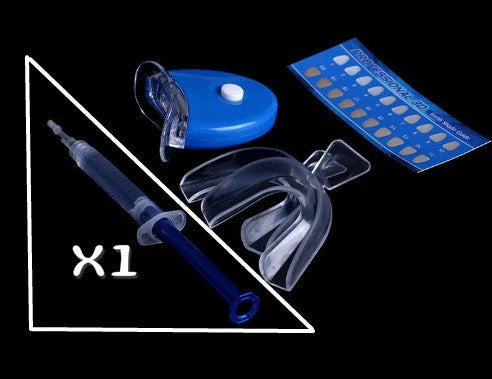 Premium teeth whitening kit with LED light for a dazzling, radiant smile