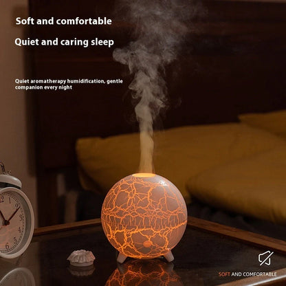 Creative Planet Colourful Atmosphere USB Humidifier with crackle finish in black and white