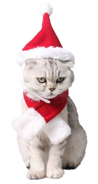 Adjustable Christmas pet hairband with elk antlers for dogs and cats