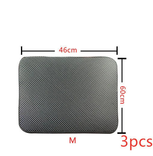 Premium cat litter mats with innovative trapping technology to keep your home clean and tidy