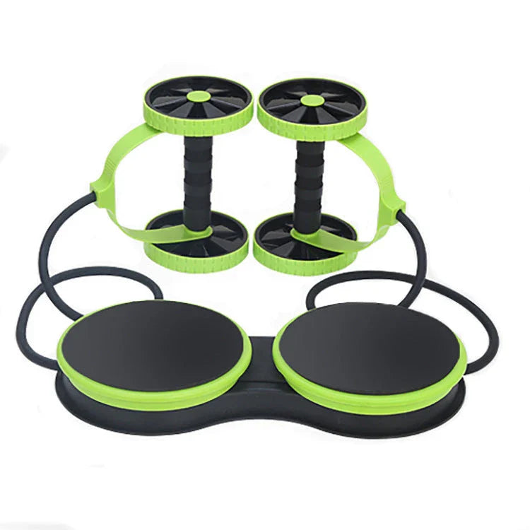 Premium versatile fitness roller with soft, sponge-like wheels for a smooth, full-body workout experience
