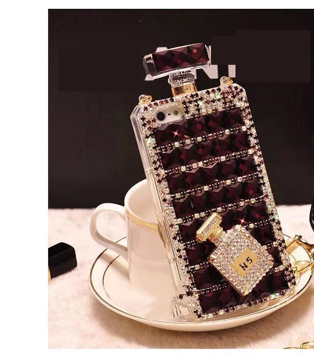 Luxury diamond rhinestone smartphone case in various colors