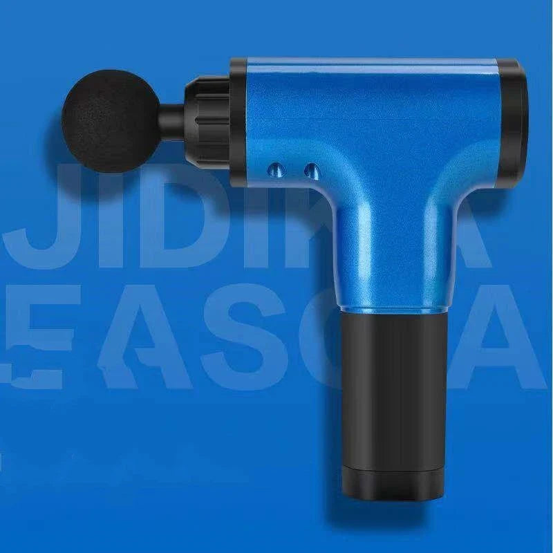 Premium muscle massage gun with interchangeable heads for targeted relief and relaxation
