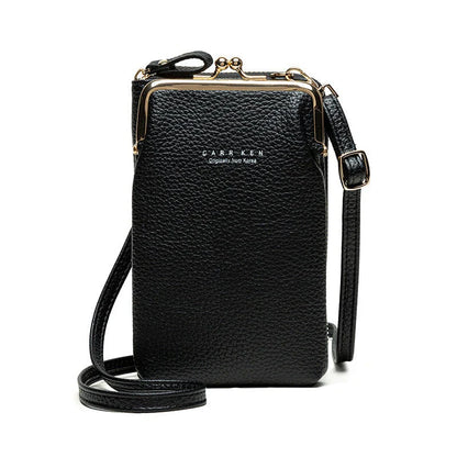 Stylish PU leather shoulder bag featuring a lychee pattern design in a range of vibrant colours