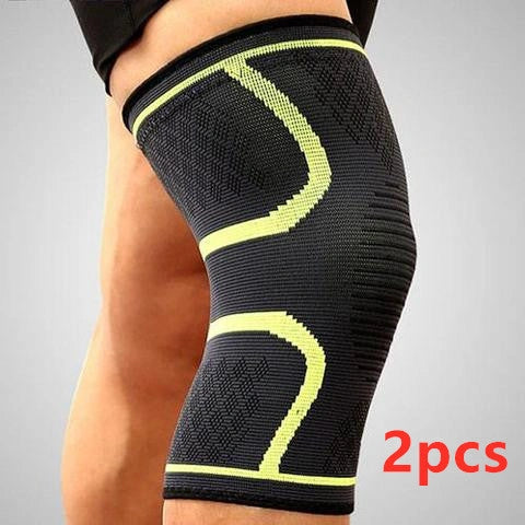 Anti-slip breathable knee support in various colours for joint health