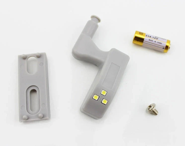 Intelligent LED cabinet lights with automatic sensor and on/off function, providing hands-free illumination for cabinets, closets, and other storage spaces.