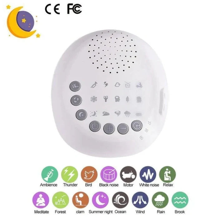 White noise machine for baby sleep with 9 sound options