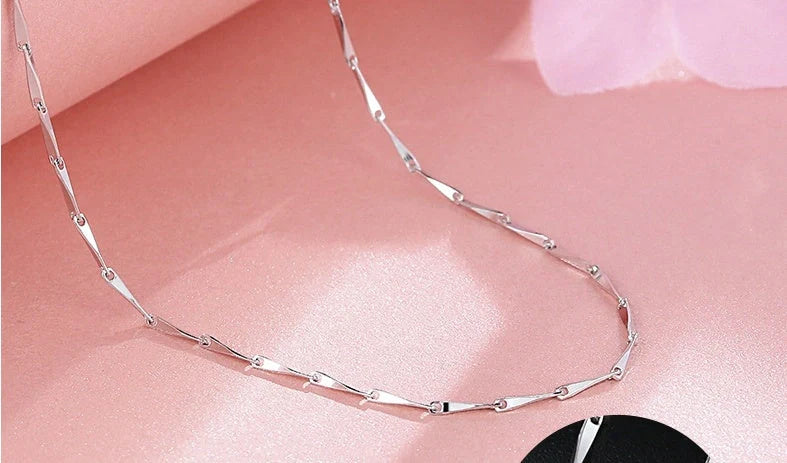 Elegant S925 Sterling Silver Necklace showcasing timeless design and quality craftsmanship