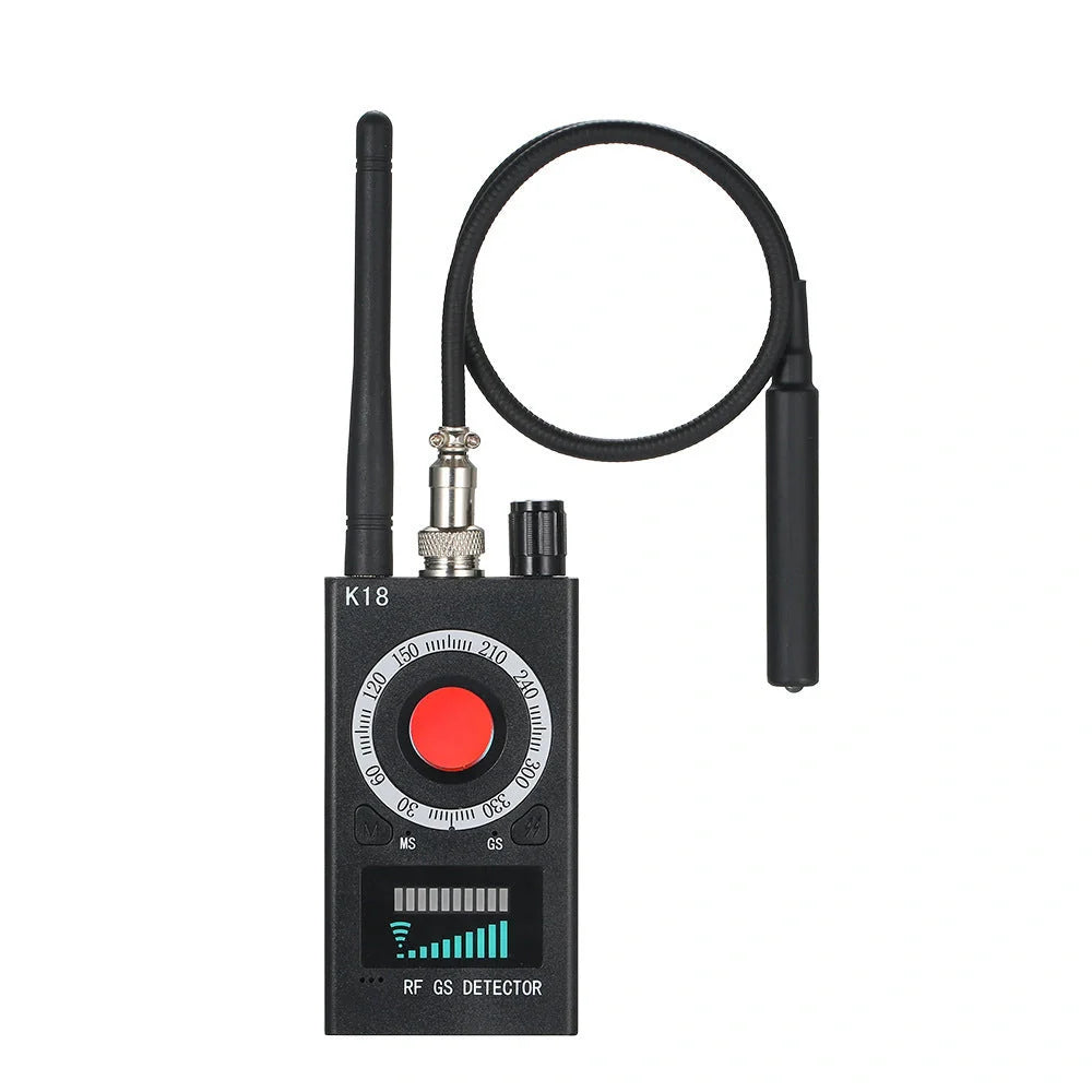 K18 Multi-function Anti Detector Bug Mini Audio SPY-Camera GSM Finder in black