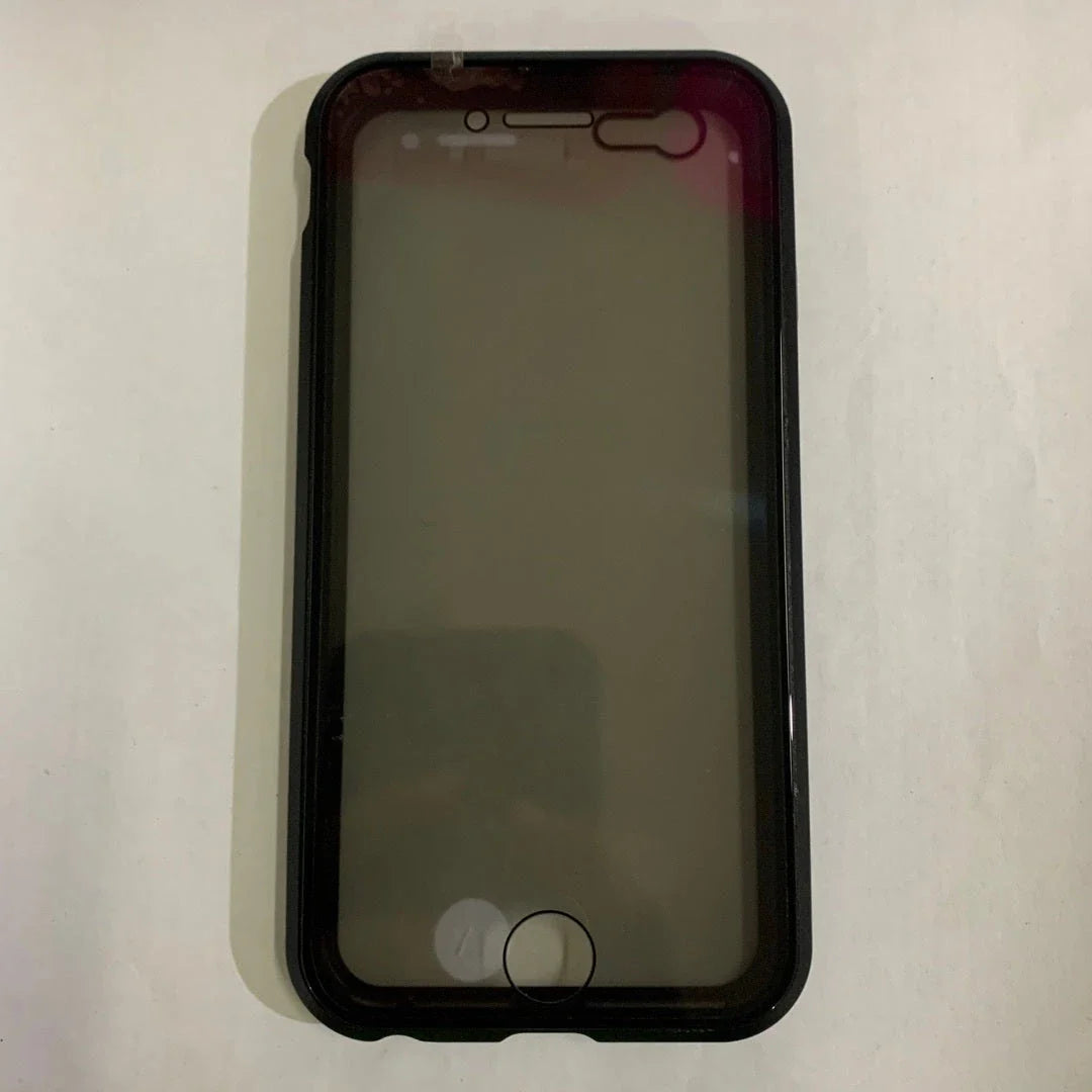 Sleek magnetic privacy phone case with tempered glass protection, compatible with various iPhone models