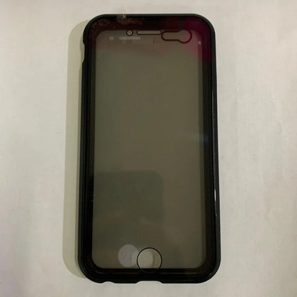 Sleek magnetic privacy phone case with tempered glass protection, compatible with various iPhone models