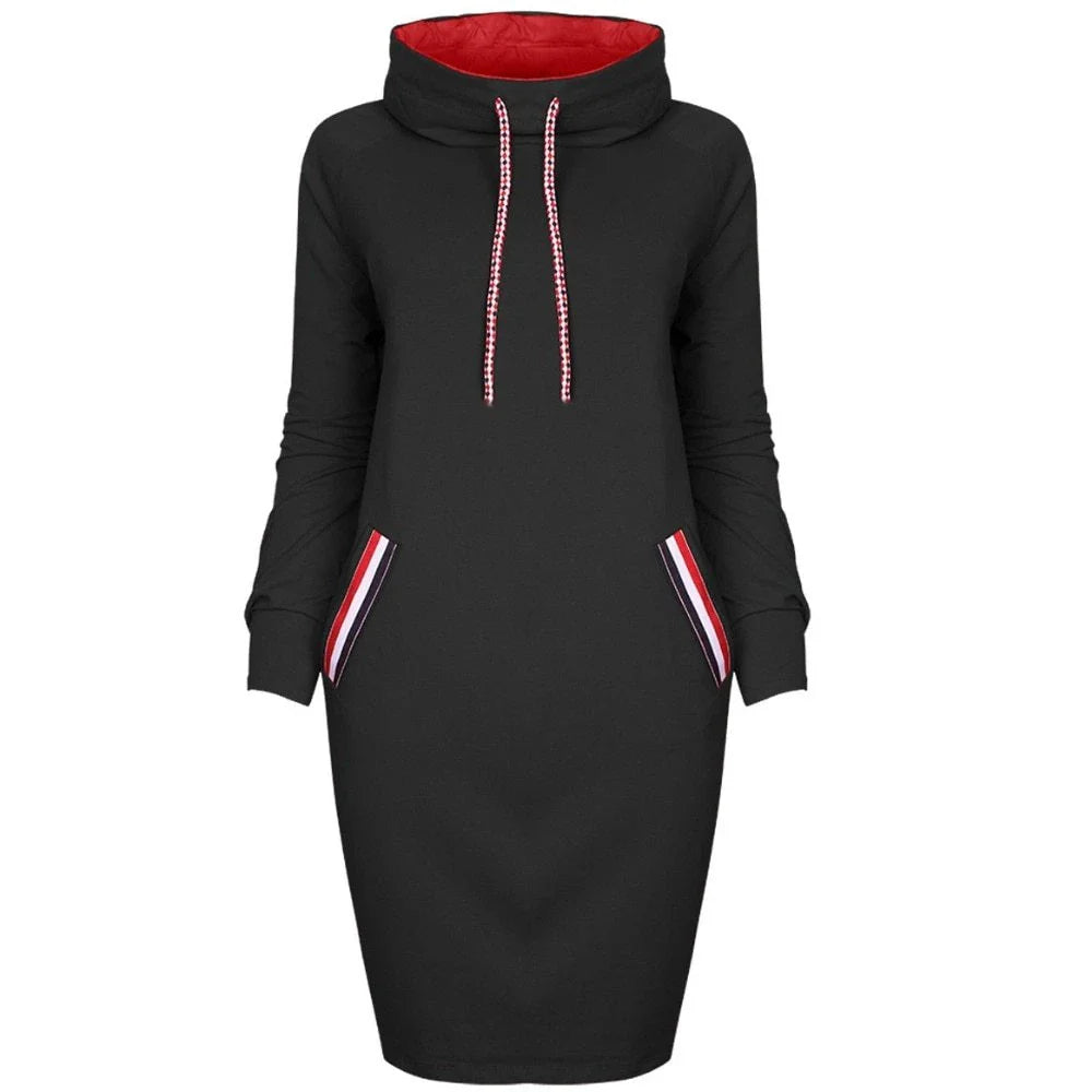 Elegant long sleeve party dress for women, available in a variety of colors and sizes including plus sizes
