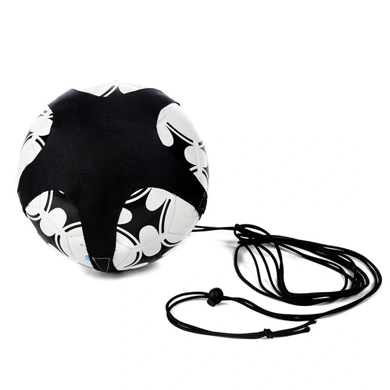 Adjustable Football Trainer for solo soccer skills practice