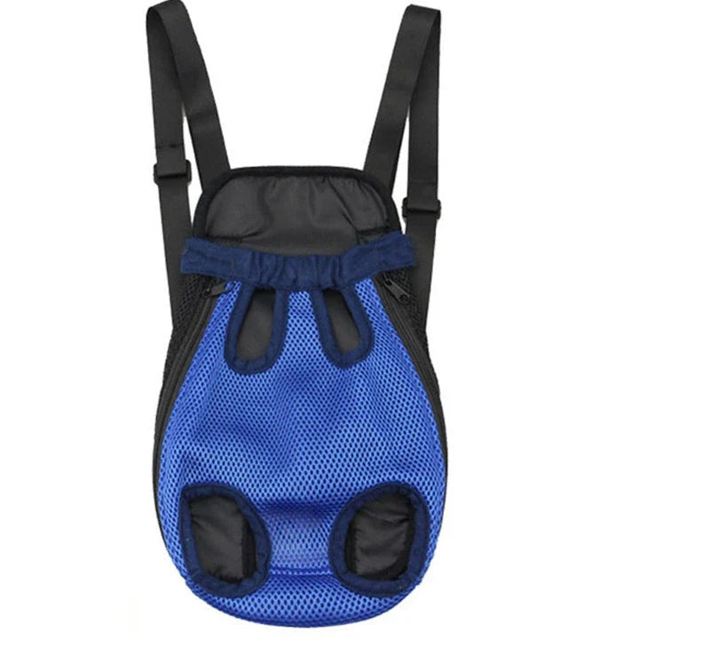 Versatile pet carrier backpack with breathable mesh design, adjustable straps, and ample interior space for comfortable on-the-go adventures with your furry companion.