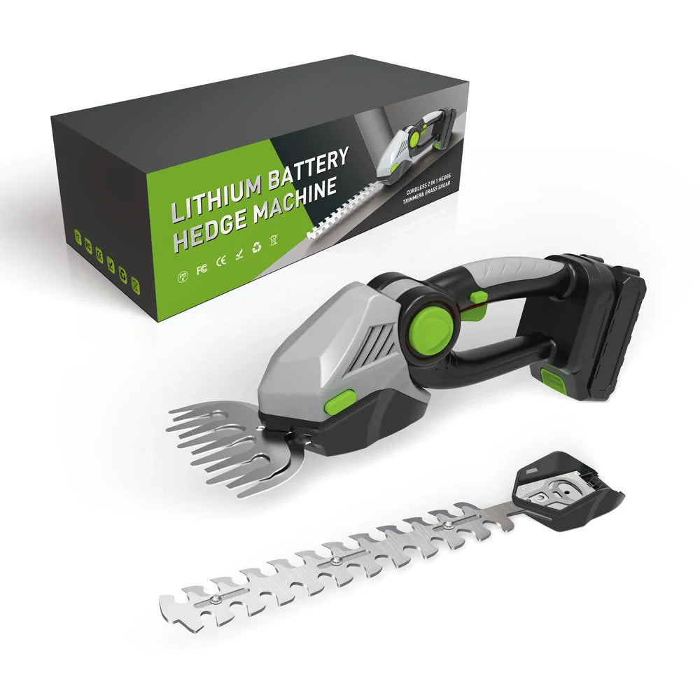 Wireless handheld electric hedge trimmer for easy garden maintenance