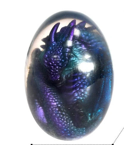 Lava Dragon Egg Desktop Decoration Dinosaur Egg Resin Crafts in various colours