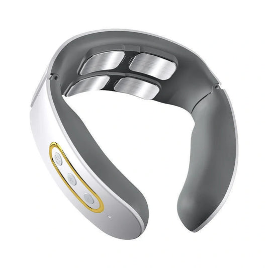 Cervical spine electric hot compress neck protector with USB power and massage functions