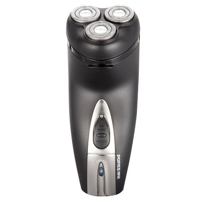 Premium 3-Blade Electric Shaver for Men - Sleek Black Design, Cordless Convenience, and Precision Blades for a Smooth Shave