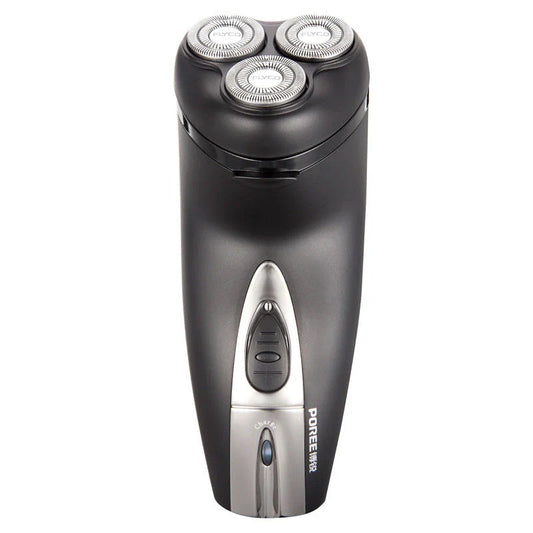 Premium 3-Blade Electric Shaver for Men - Sleek Black Design, Cordless Convenience, and Precision Blades for a Smooth Shave
