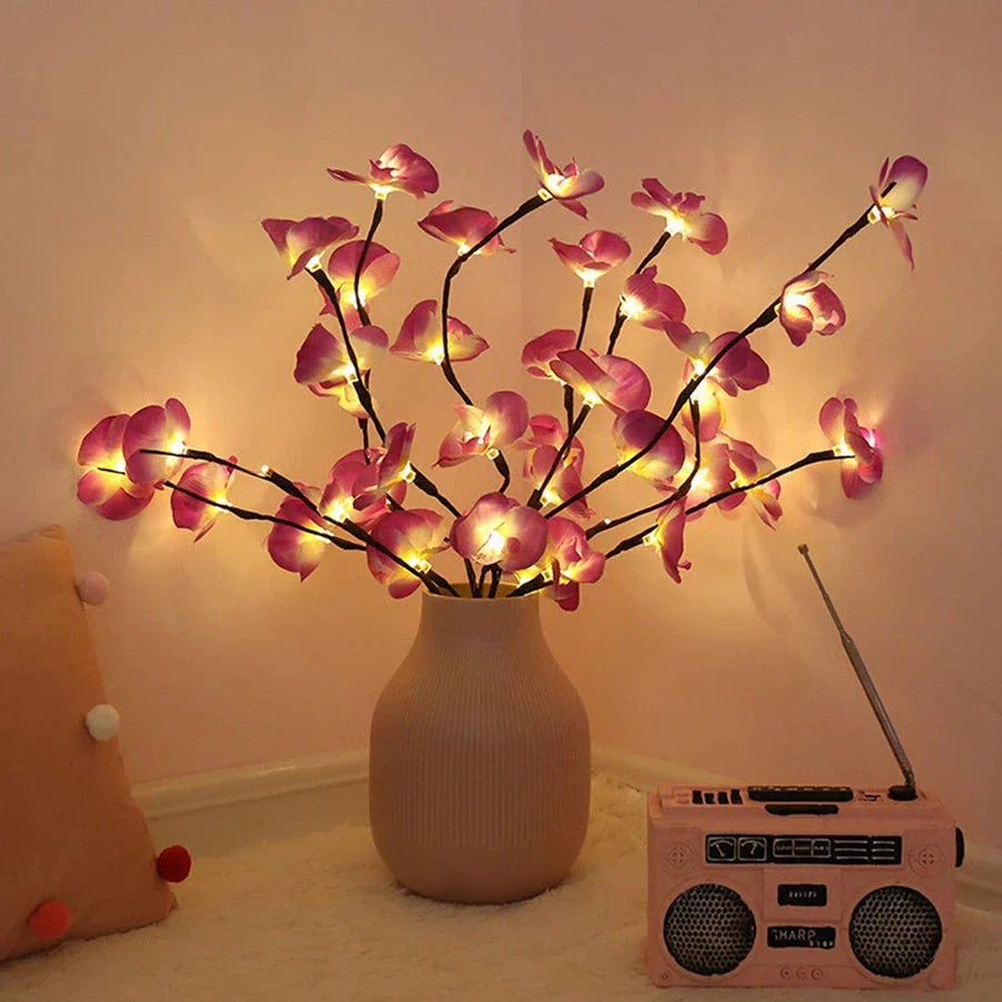 Premium LED Twig Lights with warm, energy-efficient glow for cozy home decor