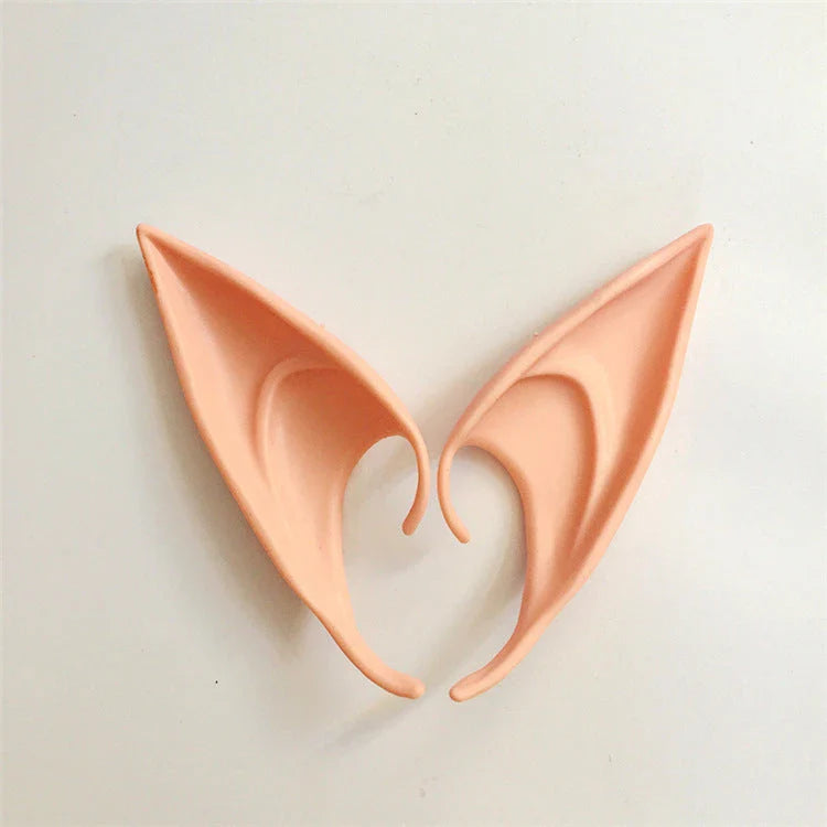Elf ears in various colours and sizes, made from high-quality, non-toxic latex for a comfortable and realistic Halloween costume accessory
