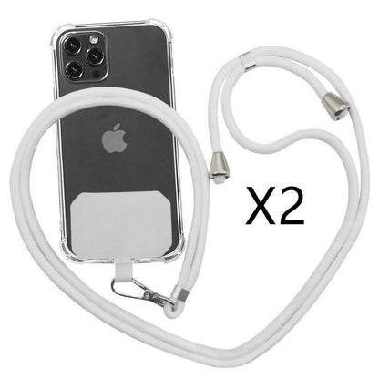 Secure and stylish phone lanyard with versatile wearing options, reinforced metal hardware, and durable, skin-friendly materials
