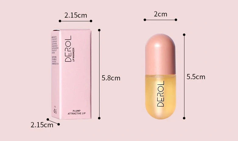 Day Night Instant Volume Lip Plumper Oil in light yellow for hydration and repair