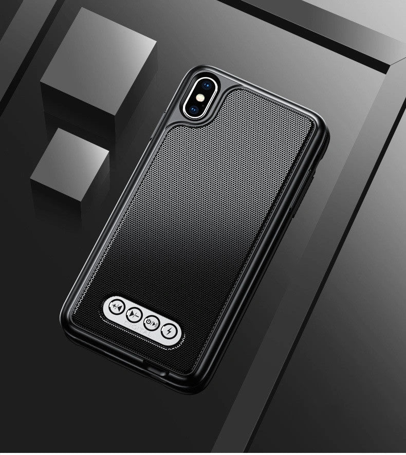3 in 1 Bluetooth Speaker Phone Case for Apple iPhones with emergency charging