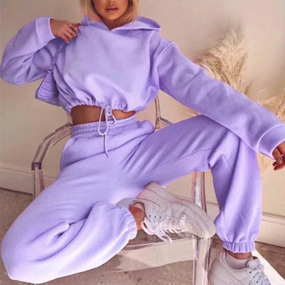 Stylish 2-piece athleisure set for women featuring vibrant colours, comfortable fabrics, and versatile design