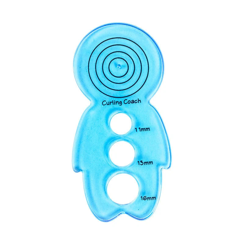 Roll paper hand tools in transparent pink and blue colours