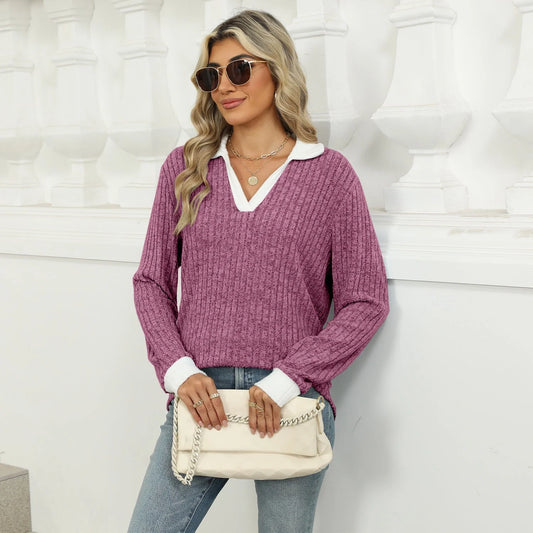 Stylish loose-fit long-sleeve tops for women in a variety of sophisticated colours, featuring premium Rayon fabric and relaxed silhouettes.