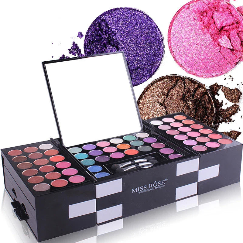 A premium makeup kit featuring a comprehensive 144-color eyeshadow and blush palette for professional-grade results.