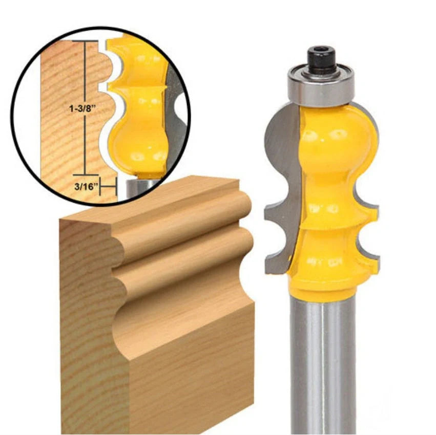 Hard alloy forming cutter for woodworking, perfect for drop bead handrails
