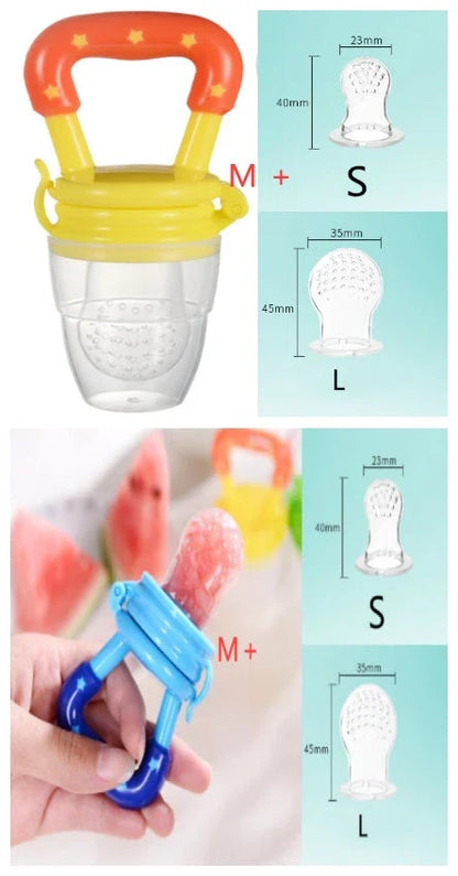 Versatile silicone pacifier with secure design to provide a safe and comfortable feeding experience for babies