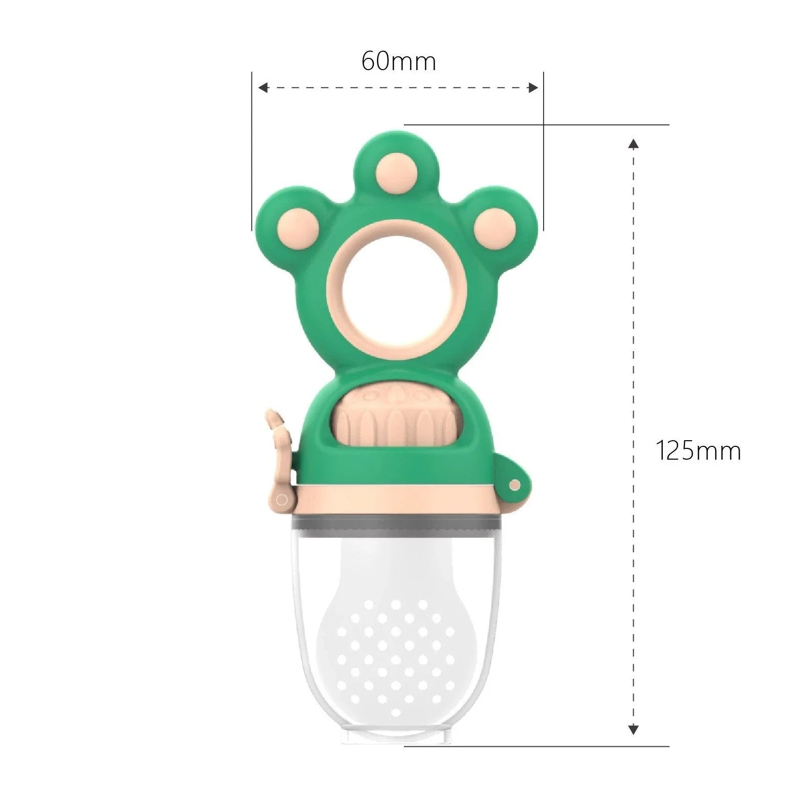 Premium Baby Pacifier Feeder with Soft Silicone Mesh - Hassle-Free Feeding for Healthy Molar Development