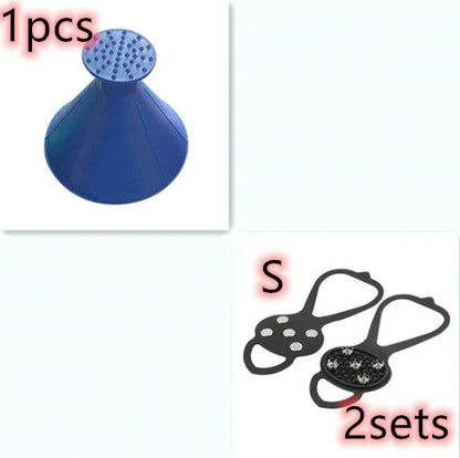 Silicone Climbing Non-Slip Shoe Grip for icy and snowy conditions
