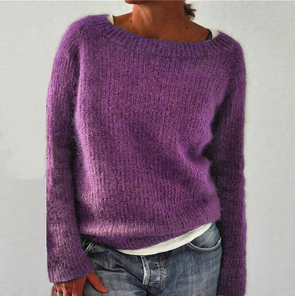 Casual fine wool knit sweater in various colours and sizes