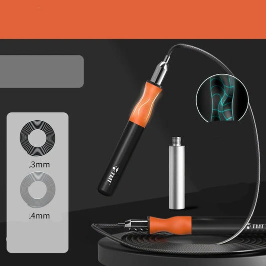 Adult Gravity Skipping Rope with heavy iron components and ergonomic silicone handles