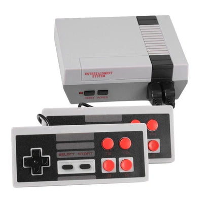 620 classic games console with two joysticks for shared gaming experiences