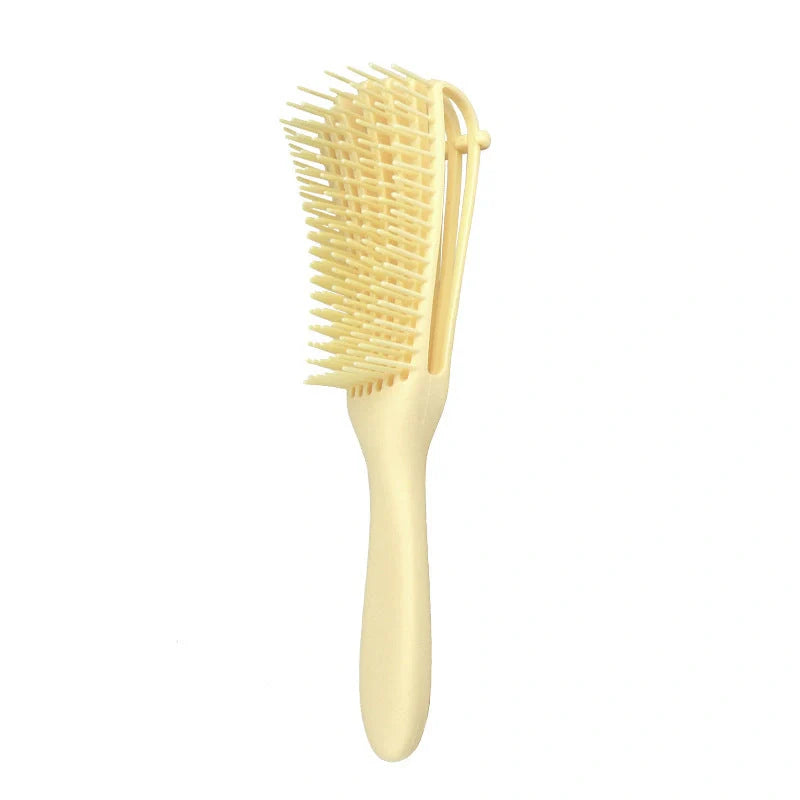 Knotted Haircut Massage Octopus Curling Comb in various colors for detangling and styling hair