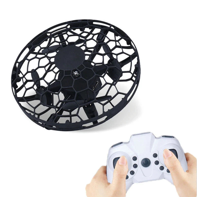 Intuitive air drone with UFO-inspired design, gesture control, and automatic obstacle avoidance for seamless aerial experiences.