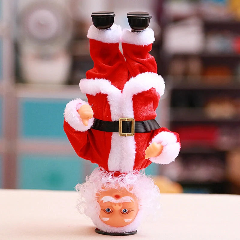 Electric Music Santa Claus Toy with interactive technology sense lamp, perfect for holiday gifting